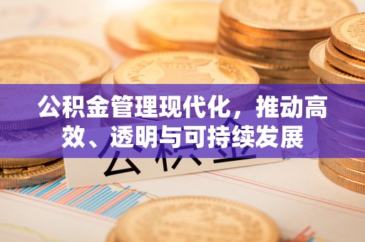 涪陵公积金管理现代化，推动高效、透明与可持续发展