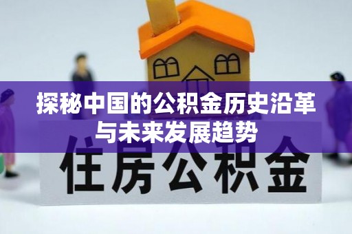涪陵探秘中国的公积金历史沿革与未来发展趋势