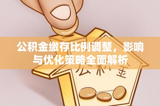 涪陵公积金缴存比例调整，影响与优化策略全面解析