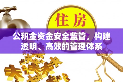 涪陵公积金资金安全监管，构建透明、高效的管理体系