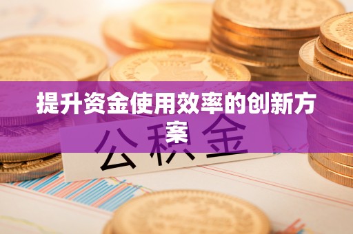 涪陵提升资金使用效率的创新方案