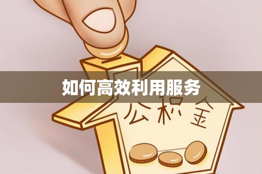 涪陵如何高效利用服务