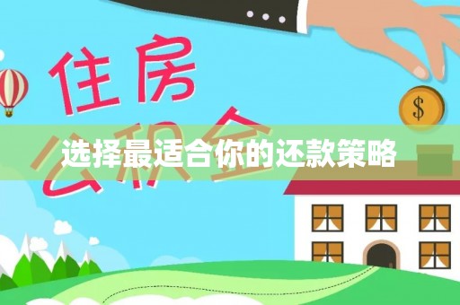 涪陵选择最适合你的还款策略